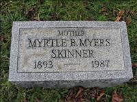 Skinner, Myrtle B. (Myers)